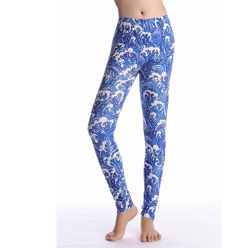 lululemon leggings Women Leggings High Waist Cartoon Comic Beauty Print Trousers Soft Female Casual Elastic Pant aerie crossover leggings