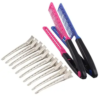 

1 Set Safe Simple Chic Hair Styling Clips Partition Clamp for Store Shop Home