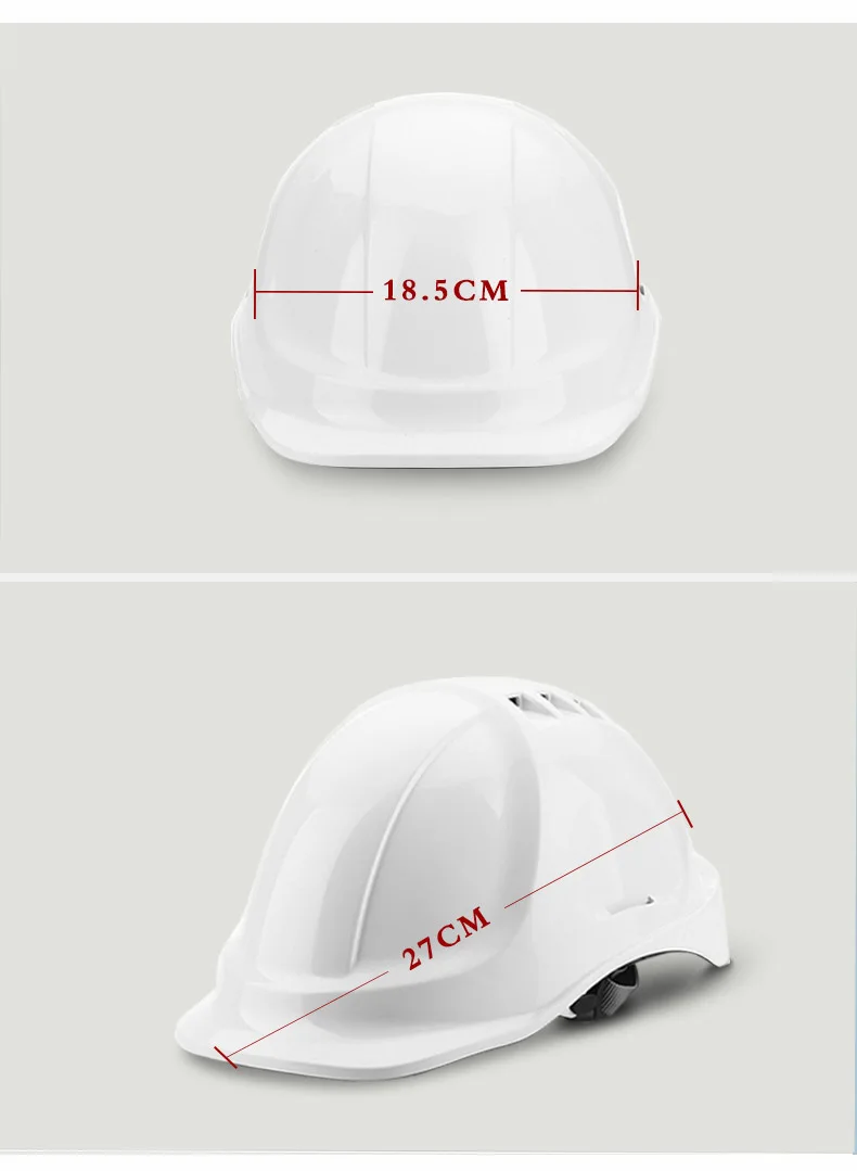 Safety Helmet Hard Hat Work Cap ABS Material Construction Protect Helmets High Quality Breathable Engineering Power Labor Helmet (11)