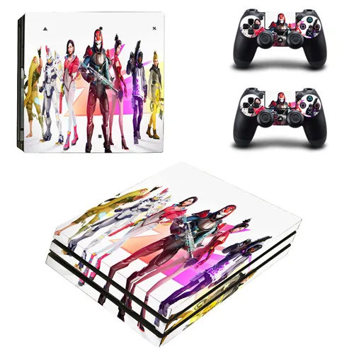 PS4 Pro наклейка на кожу виниловая для sony Playstation 4 консоль и 2 контроллера PS4 Pro наклейка на кожу - Цвет: KYSP4P-0994