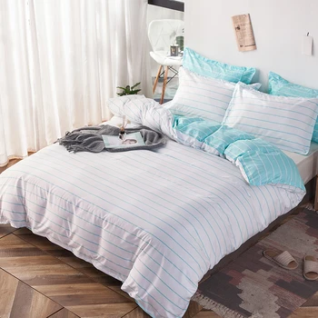

Stripe Printing duvet cover set Bedclothes Bedding set Duvet Cover Pillowcase single double queen king Size