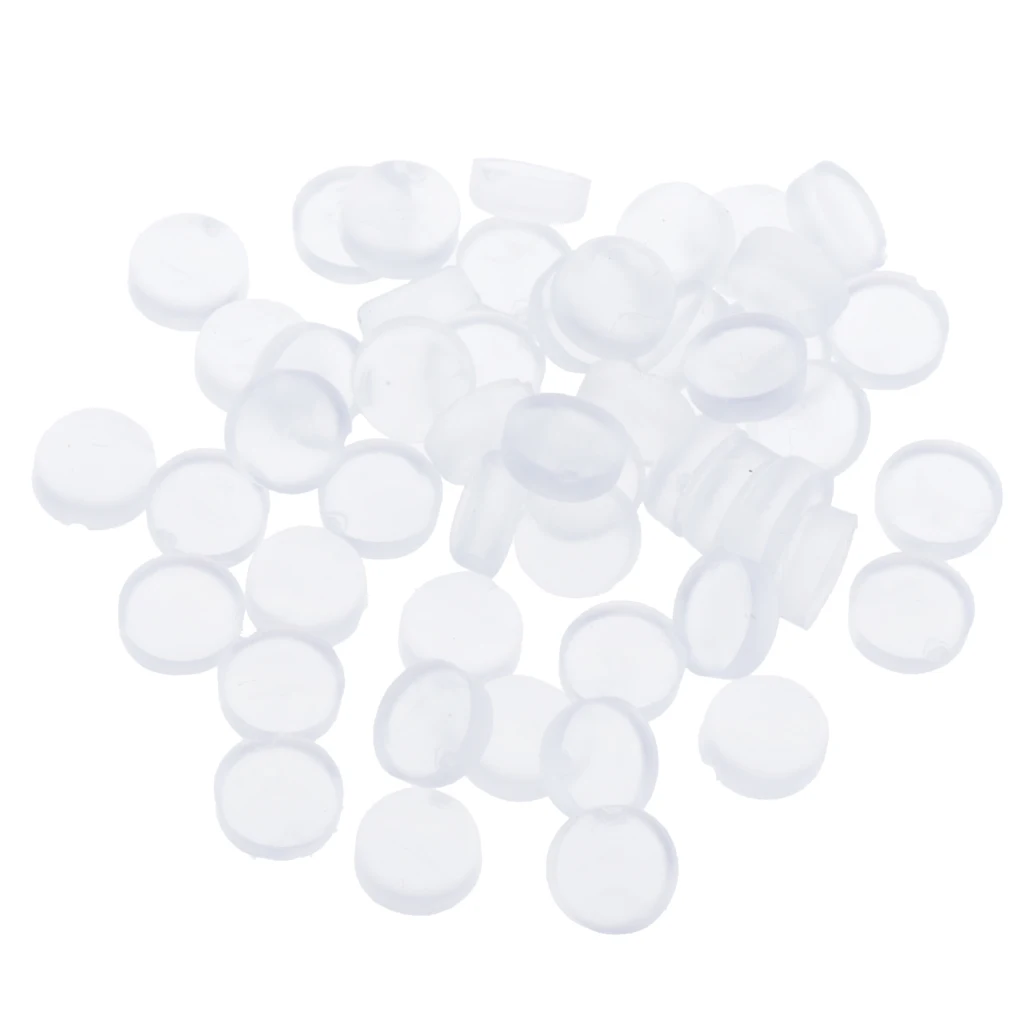 50 Pack Trombone Trumpet Parts Waterkey Spit Valve Cork Pads Tools Accessory Water Key Cork Pads
