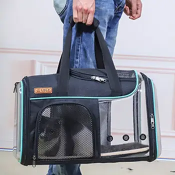 

1Pc Soft Sided Collapsible Pet Travel Carrier Bag for Small Medium Puppy and Cats Pet Bag For Women Man