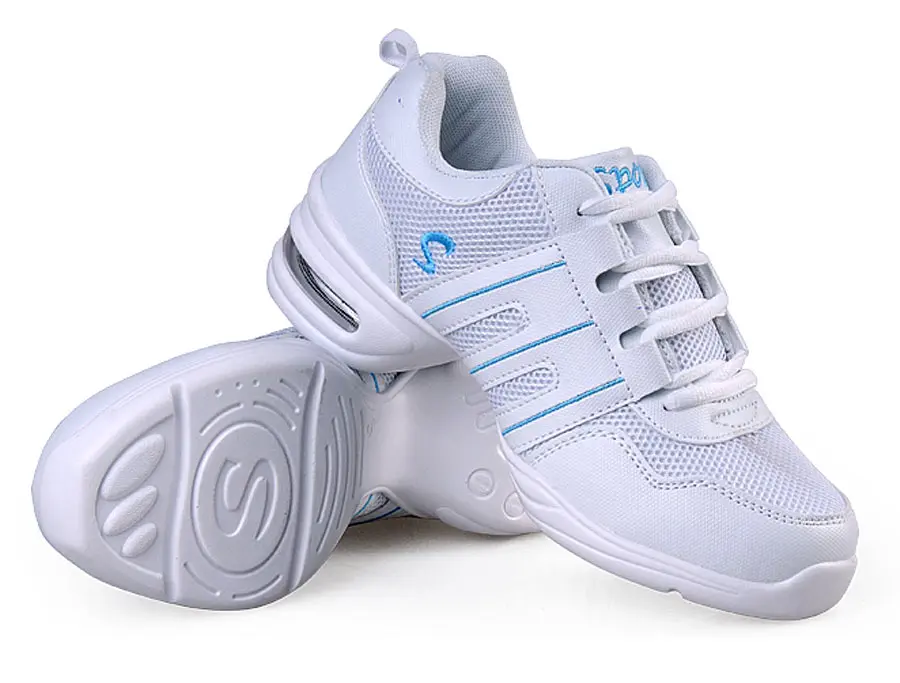 Women's Soft Bottom Jazz Hip Hop Dance Sneakers Lightweight Breathable Woman Dancing Shoes Ladies Modern Sports Dance Shoes