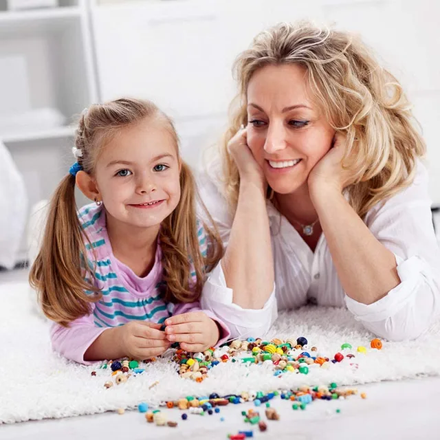 5000Pcs 6mm Flat Round Polymer Clay Discs Loose Spacer Beads for DIY Jewelry Making Craft Bohemian Bracelet Handmade Toys 3