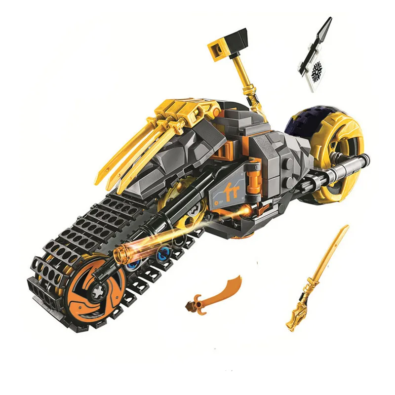 230pcs Ninja Series Building Blocks Cole&amp#39s Dirt Bike Compatible Lepining 70672 Bricks Toys for Children Birthday Christmas Gift |