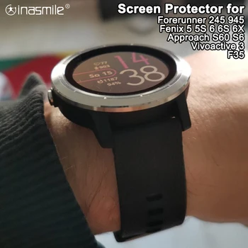

1/3PCS 9H Tempered Glass For Garmin Fenix 3 5 5s 5X plus 6 6s 6x pro Screen Protector Vivoactive 3 music S60 S6 245 945 F35
