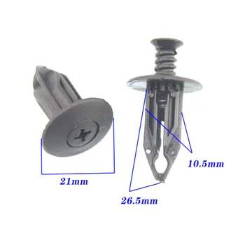

15PCS For Jeep Wrangler plastic fasteners For Front bumper Net cover Water tank cover Cardio expansion Clamp