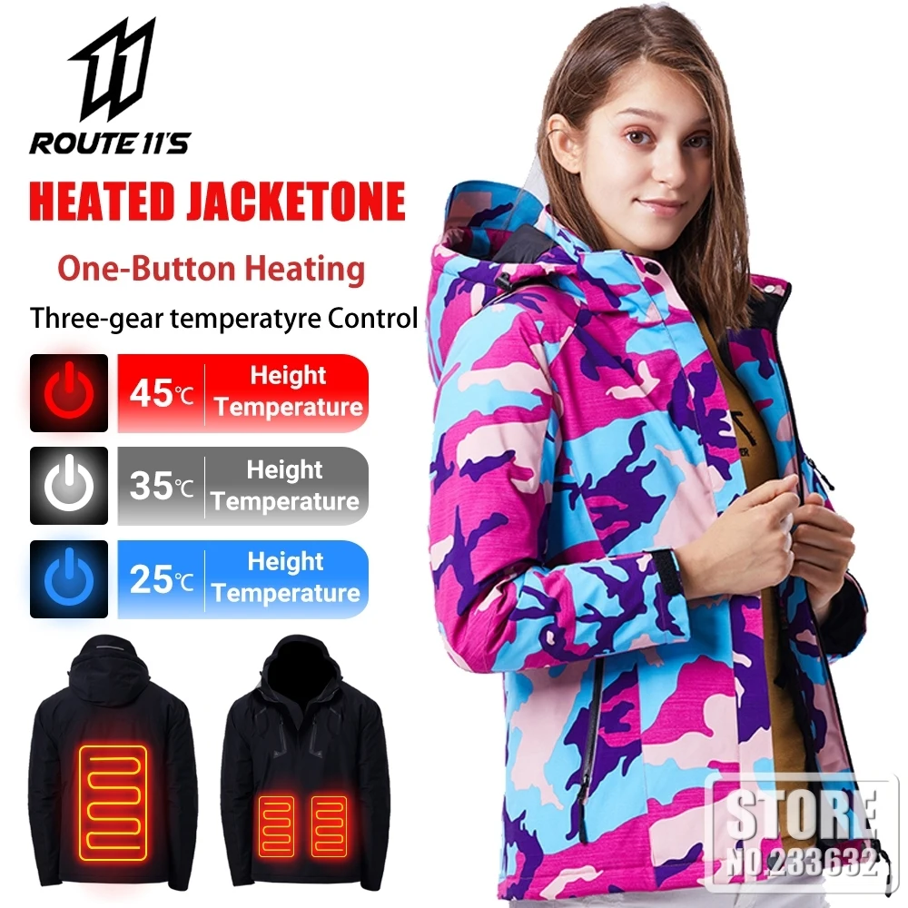 Motorcycle Jacket Winter Electric Usb Heating Motorcycle Jacket Moto