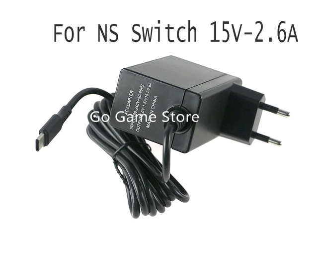 5pcs for Nintend Switch 2.6A AC Adapter Charger NS Game Console 