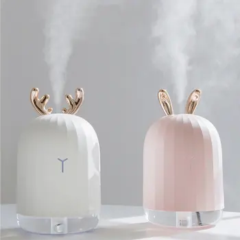 

Rabbit Design Air Ultrasonic Humidifier Essential Oil Diffuser Atomizer Air Freshener Mist Maker With LED Night Light Home