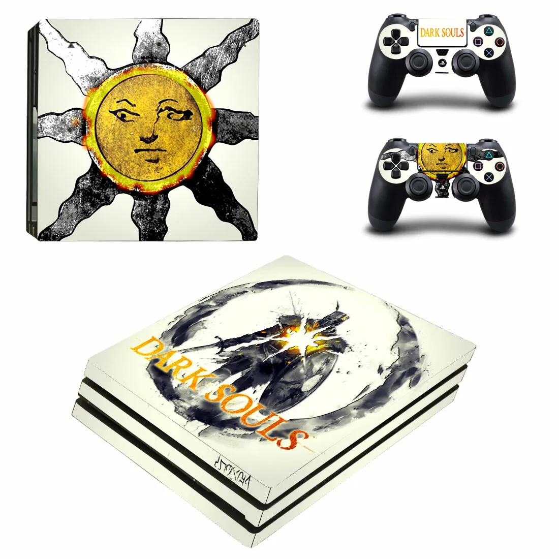 Dark Souls Ps4 Pro Stickers Play Station 4 Skin Sticker Decalcomania Per Playstation 4 Ps4 Pro Console E Controller Skin Vinyl