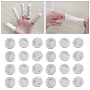 

100PCS Disposable Latex Finger Cot Fingertips Protective Cots Gloves for Beauty Salon Pedicure Industrial Electronics Crafting