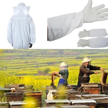 Защитные перчатки для пчеловодства, длинные рукава, перчатки для пчеловодства, защитные инструменты