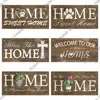 Putuo Decor Home Signs Wooden Hanging Signs Family Wooden Sign Plaque Wood for Home Decor Gifts Living Room Door Decoration 5