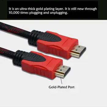 

1.5m High Speed HDMI Cable Adapter for HD TV Digital Set-top Box HD Player Computer Projector 1080P HDMI HD Adapter Cable Line