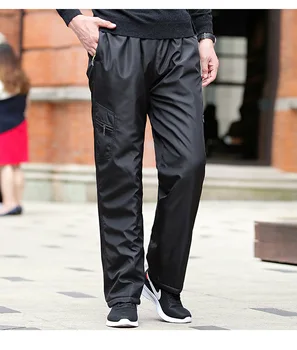 

Winter middle-aged and elderly warm casual men's trousers casual pants men's autumn and winter men's warm thickening