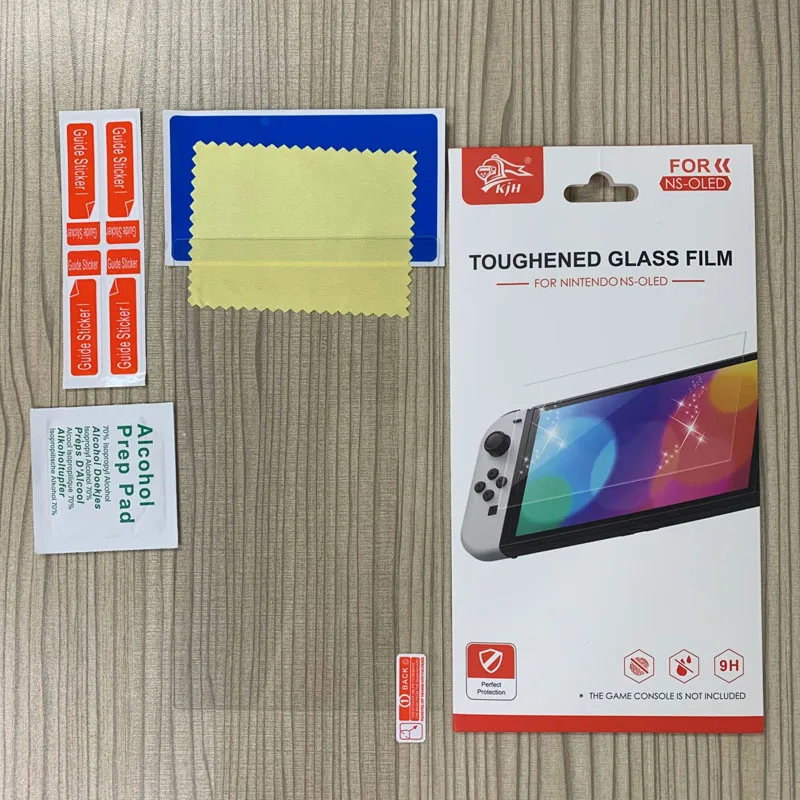 

Tempered Film for Switch Oled Console, Anti-Fingerprint Screen Protector for Game Console Film Scratch-Resistant Anti-Greasy