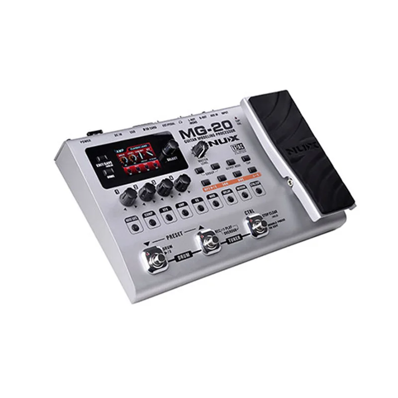 

Little Angel Nux MG-20 Electric Guitar Effector Drum Machine Multi Effects Device