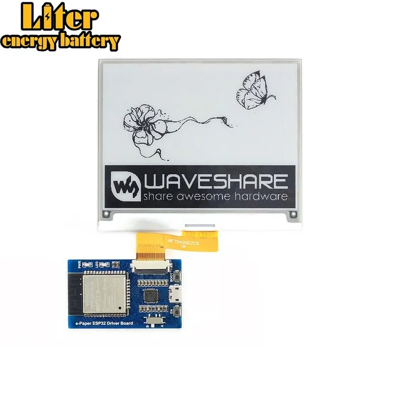 Универсальная плата драйвера e-paper с WiFi/Bluetooth SoC ESP32, поддерживает различные Waveshare SPI электронные бумажные Необработанные панели