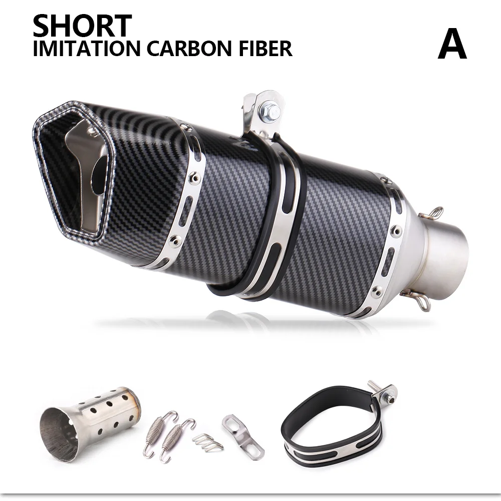 

51mm Universal Motorcycle Exhaust Pipe Escape Modified Muffler Removable DB Killer For R3 R6 Z900 CBR500 MT09 R1