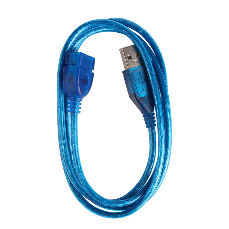 1 шт., 3 м/9,8 Фута, USB 2,0, удлинитель кабеля, удлинитель для мужчин и женщин, устойчивый к коррозии, полностью совместим с USB 1,1, USB 2,0