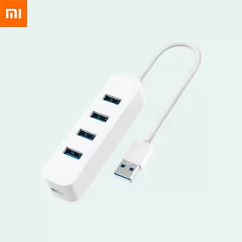 

Original New Xiaomi MIjia USB3.0 splitter Four-port USB3.0 high-speed transmission universal interface support for hot swap