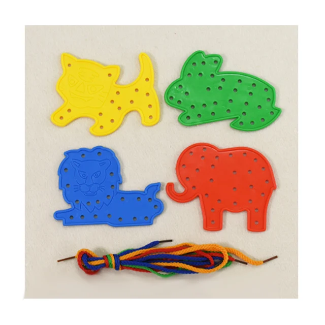 Threading Board Kids Toddler Montessori Educational Puzzle Toys For