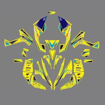 

For Cam Am CAM-AM Renegade 500 800 1000 ATV Full Team Decals Stickers Background Graphic DECO Kit