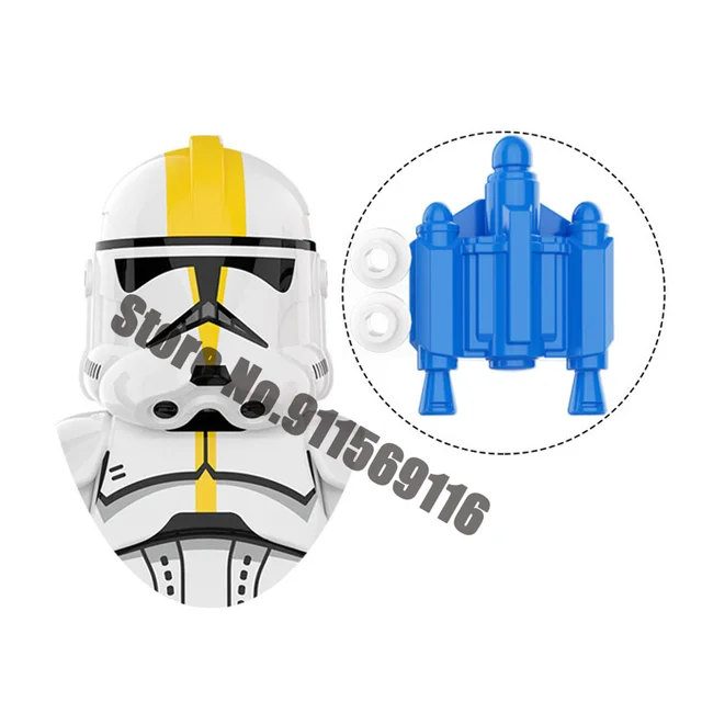 Disney Republic Commando 501st Clone Building Blocks Trooper Force 99 Hunter Crosshair Wrecker Echo Cody Rex Star Brick Figure D-XP333