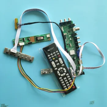 

Kit For LP171WP4(TL)(N1) remote board Panel Controller Digital DVB-C DVB-T VGA CCFL TV USB AV LCD 17.1" 30pin 1440X900