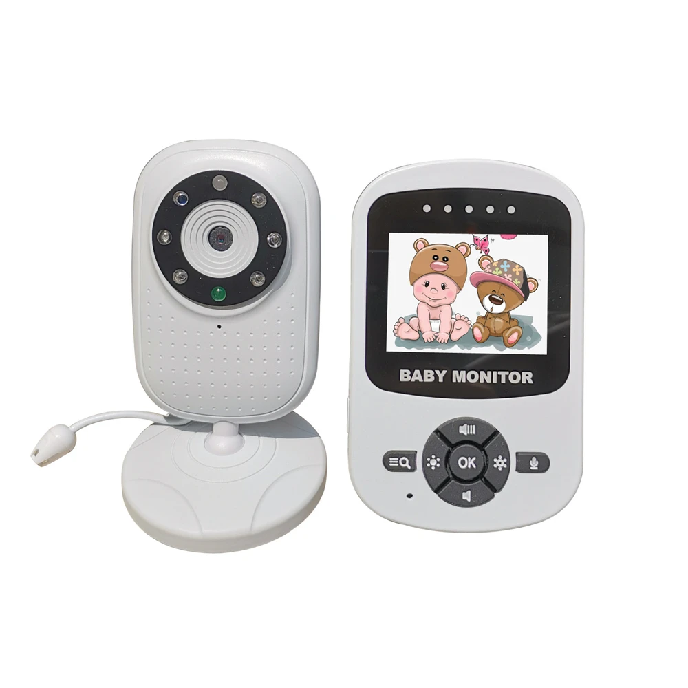 

Wireless Baby Monitor 2.4 inch BeBe Baba Electronic Babysitter Radio Video Nanny Camera IR Night Vision Temperature Monitoring