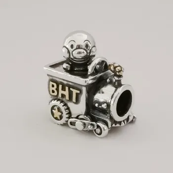 

Brand Design 925 Sterling Silver Bread Superman Charm Beads Fit Original Brand Bracelet Jewelry Vintage Bead for Jewelry Making