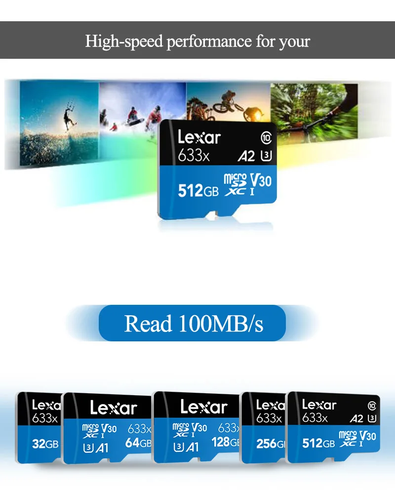 LEXAR MicroSDXC 633X