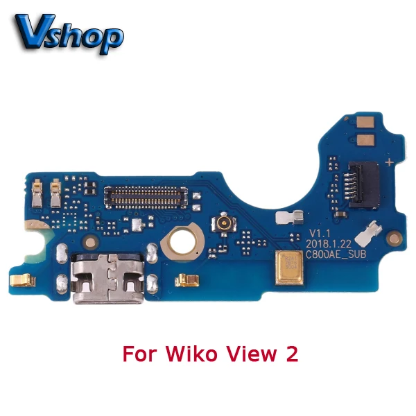 Для Wiko View 2 плата с зарядным портом для Wiko View Phone Flex замена кабелей запчасти плата зарядного устройства с USB док-станцией