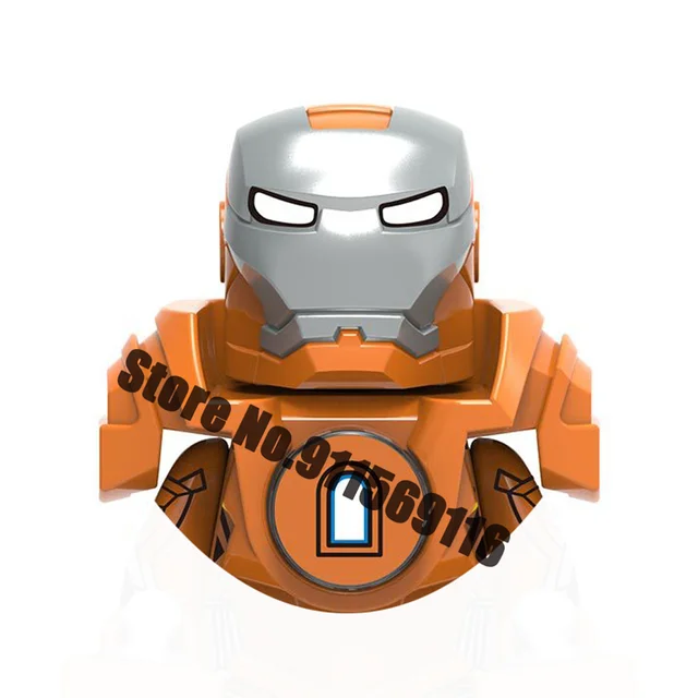 Superhero Iron Man Building Blocks Bricks Pepper Ultron Tony Stark Mark War Machine Action Figures Kids Toys Christmas Gifts H-X1170