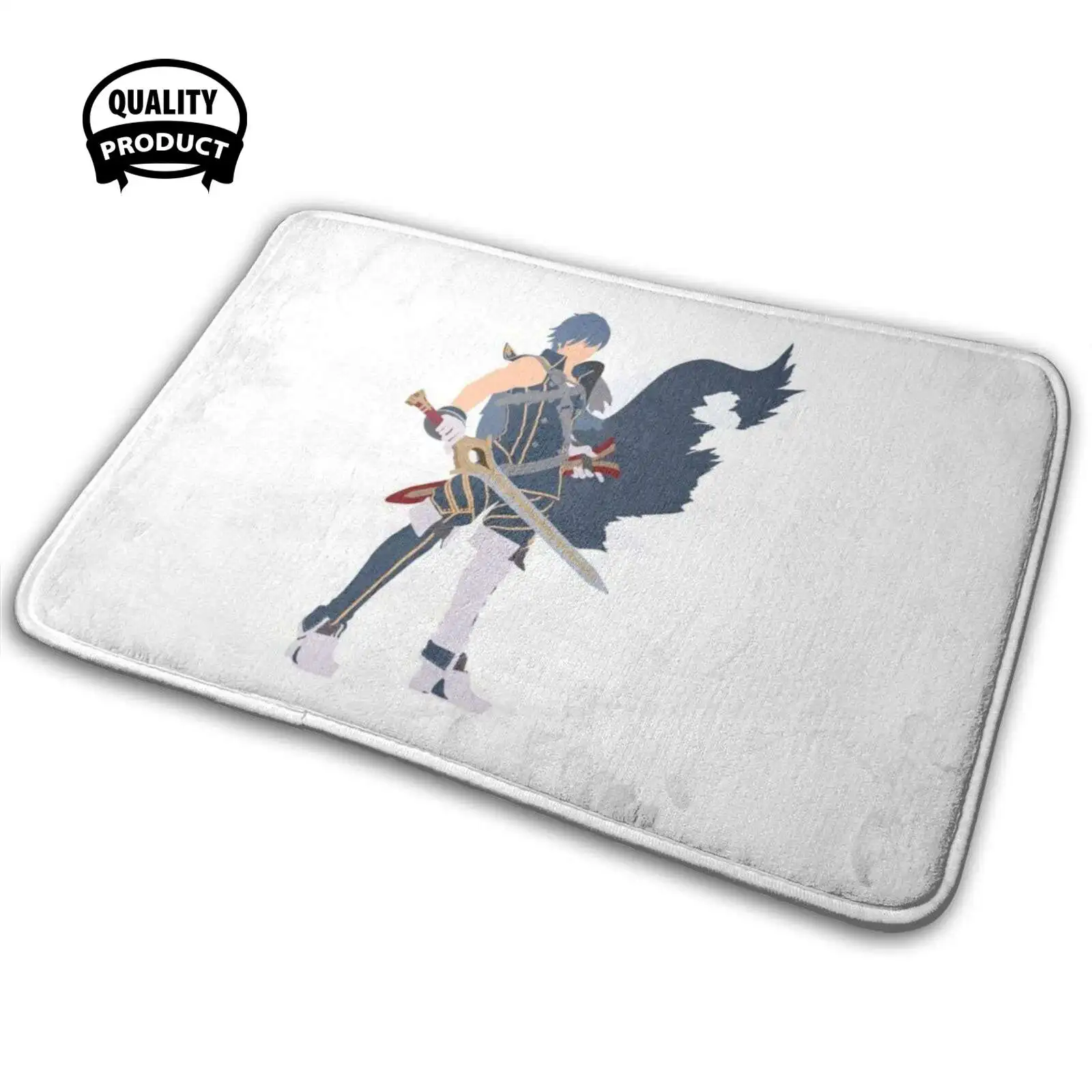 Chrom Ssbu 3D Articoli Per La Casa Tappetino Tappeto Cuscino Chrom Super Smash Bros Ulti Mat E Clean Tinta Unita Fuoco