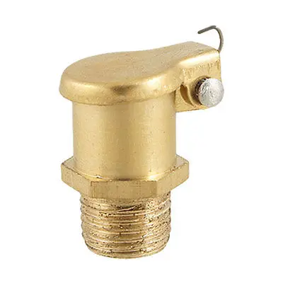 

10mm Male Thread Spring Cap Grease Oil Cup Gold Tone