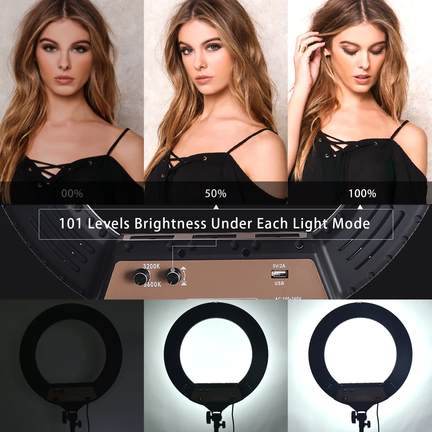 Fosoto 18 Inch LED Ring Light 11 Fosoto 18 Inch LED Ring Light 11