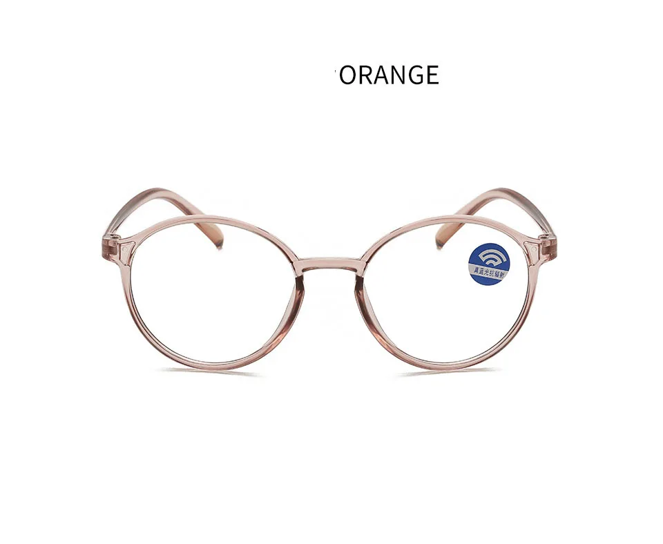 Ретро Анти-синий светильник компьютерные очки женские круглые мужские простые очки