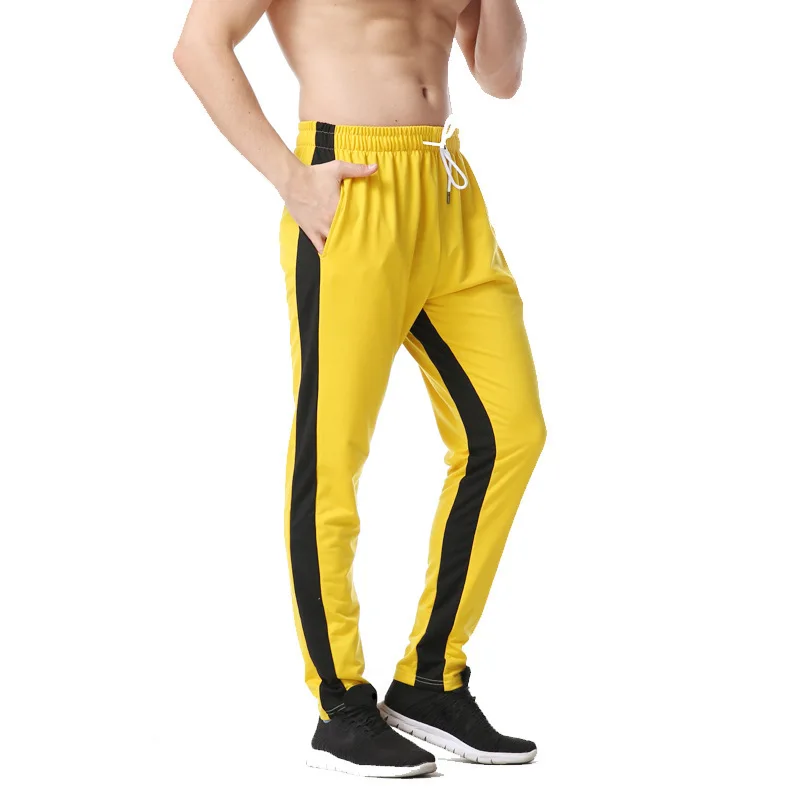 

Fashion Casual Men Joggers Spliced Solid Middle Waist Straight Sport Men's Clothing streetwear Sweatpants Trousers for men