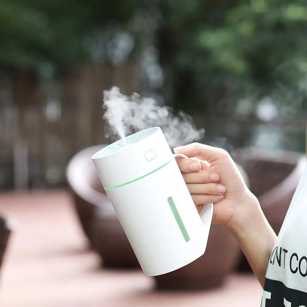 420ml USB Charging Tabletop Air Humidifier for Home Car Office