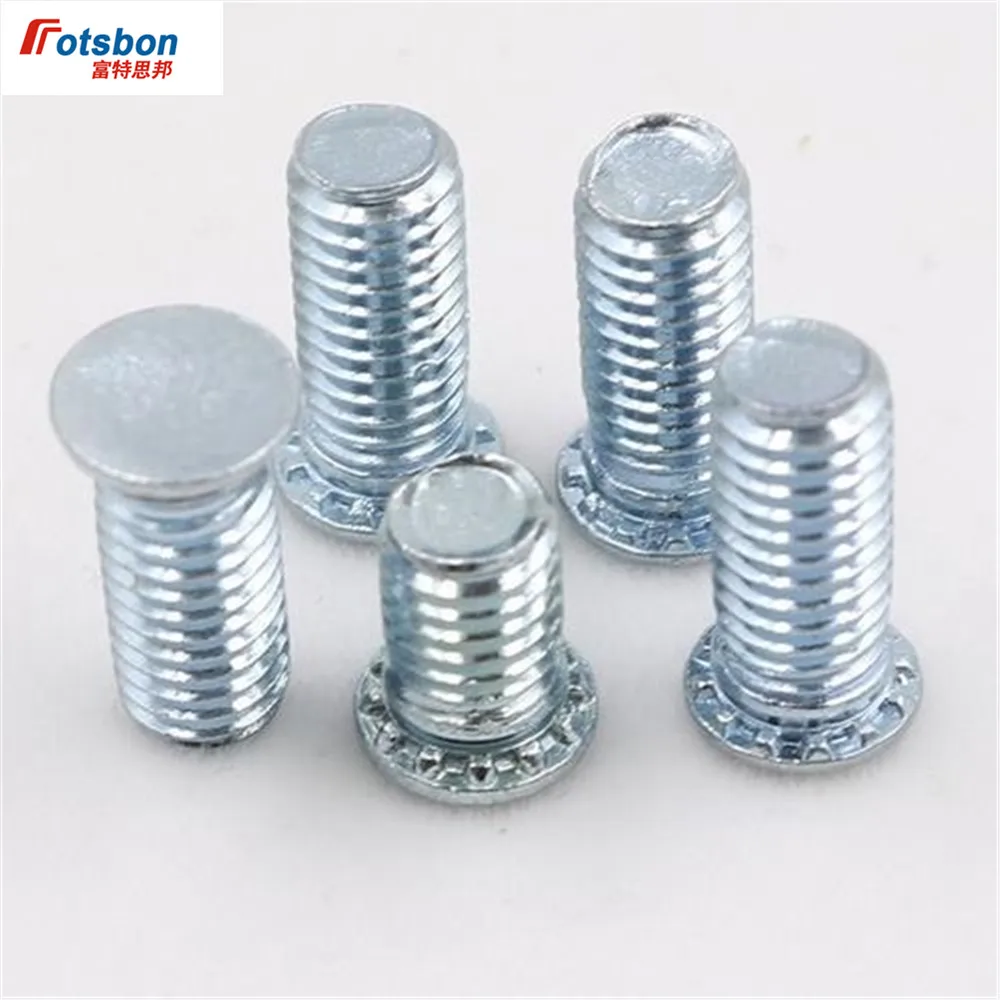 

FH-M5-35 Round Head Studs Self-clinching Blind Rivet Protruding Stud Clinch Pin Screw Platen Screws Sheet Metal Panels Vis PCB