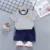 2шт Baby Boys Girls Summer Clothing Set Детская Одежда Костюм Детский С Коротким Рукавом + Шорты Малыш Домашняя Одежда Костюм Детские Наряды