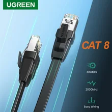 Ugreen Cat8 câble Ethernet 40Gbps RJ45 câble réseau Lan cordon de raccordement pour routeur Modem PS4 ordinateur portable Cat 8 RJ 45 câble Ethernet