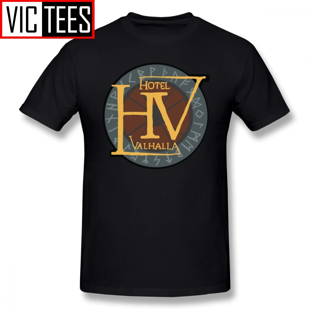 

Mens Percy Jackson T Shirts Magnus Chase Logo T-Shirt Beach Printed Tee Shirt Awesome Men Plus size Cotton Tshirt