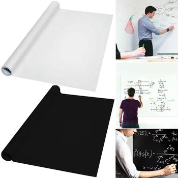 

Reusable Roll Up Black/White Board Stickerboard Drawing Painting Board can CSV