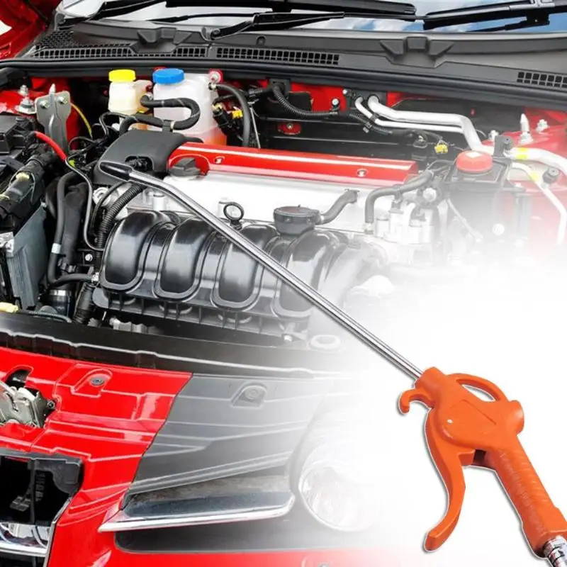 

50MPa Air Blow Gun Orange Angled Nozzle Plastic Handle Air Duster Spray Gun Superior Quality Easy to Install Multipurpose