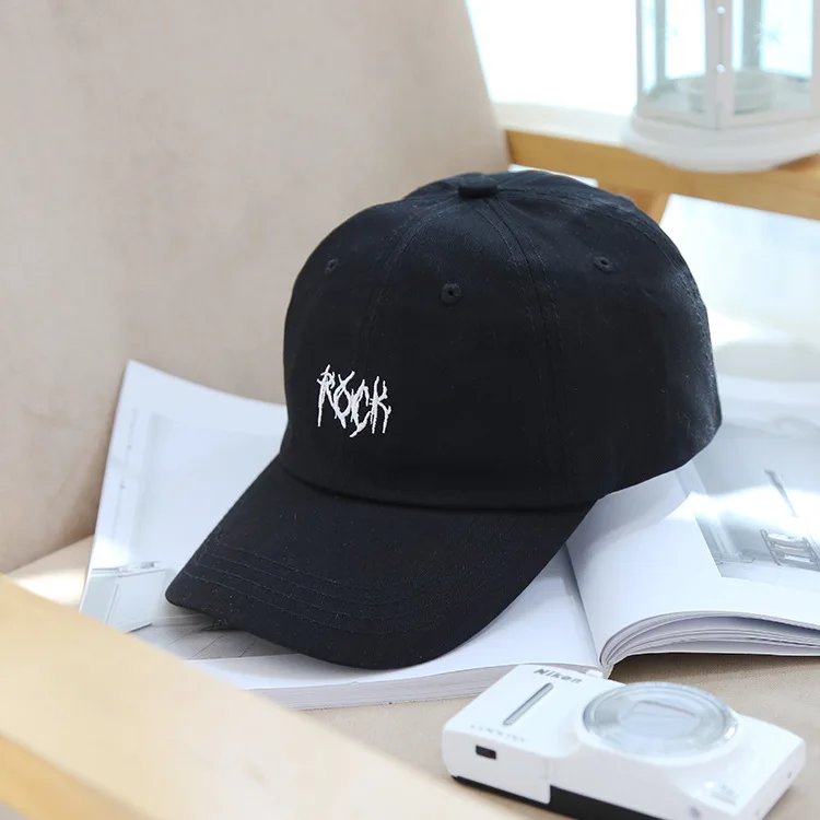 

2018 Cotton Soft Top Cool Lettered Baseball Cap Summer Women's Brim Hat Fashion Man Korean-style Sun-resistant Topee