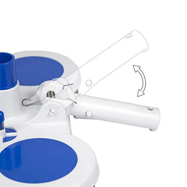 Úszómedence Porszívó Tisztító Szerszám Víz Alatti Kefe Vákuum Tömlőtisztítóval, Meghosszabbítható Rúddal - Image 4